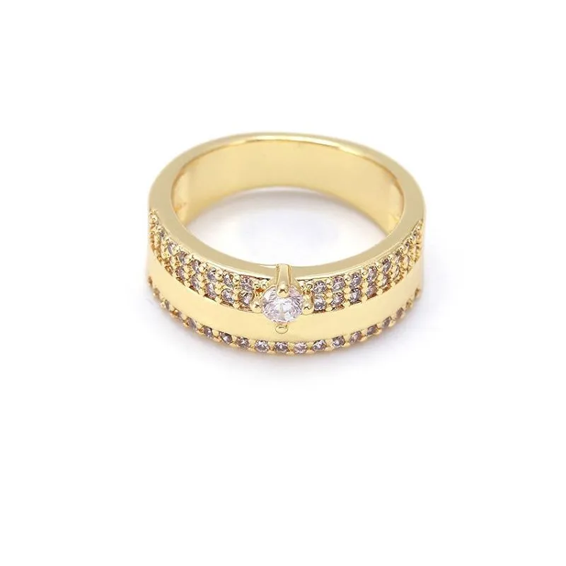 Fáinne Bainise Antique Goldplated