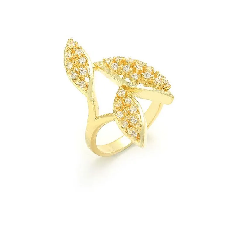 Fáinne Méar Cruth Duille Airgid