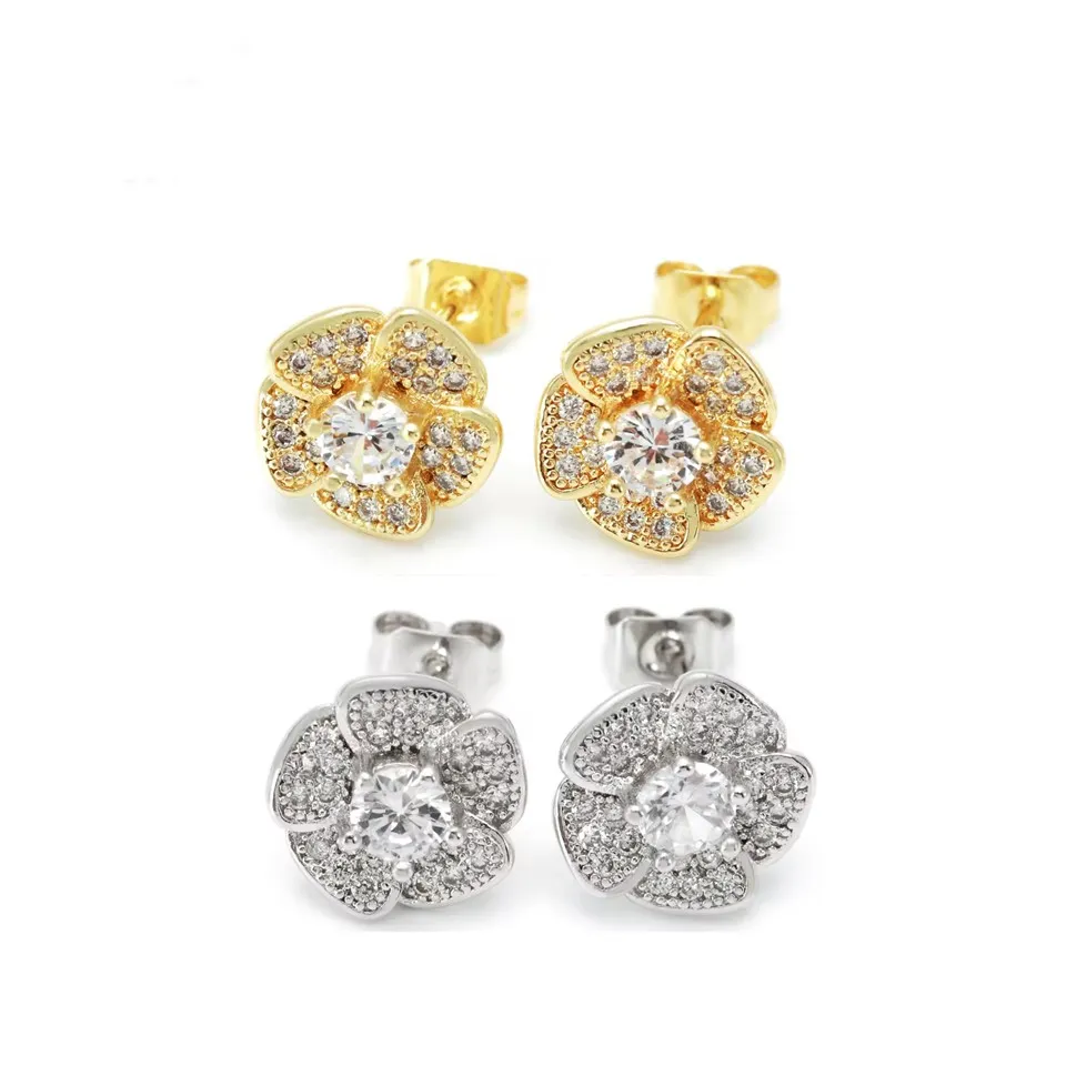 Fáinní Bláthanna Vintage Gold & Róidiam Plátáilte